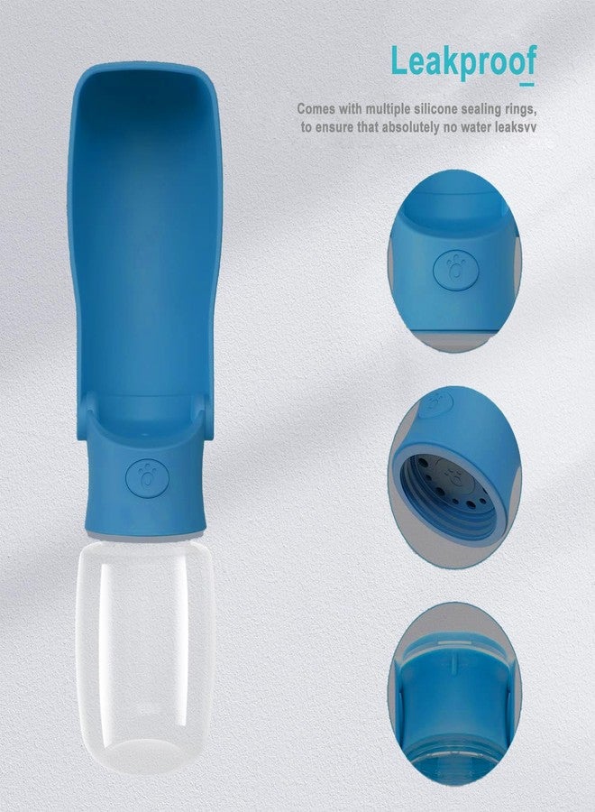 SOICTA Portable Dog Water Bottle for Walking 19 OZ or 12 OZ Portable Pet Water Bottles for Puppy Small Medium Large Dogs Water Dispenser Pet Water Bowl Dog Accessories (19OZ Blue) (12OZ Dark Blue) - Image 2